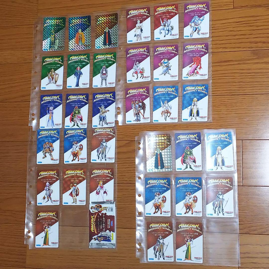 SEGA シャイニングフォース外伝 カード 25種類とダブりプラス