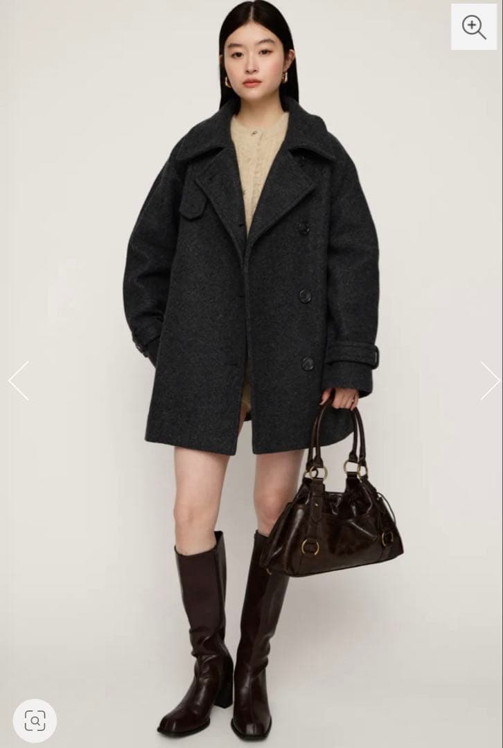 SLY STAND NECK MIDI COAT スタンドネック ミディコート