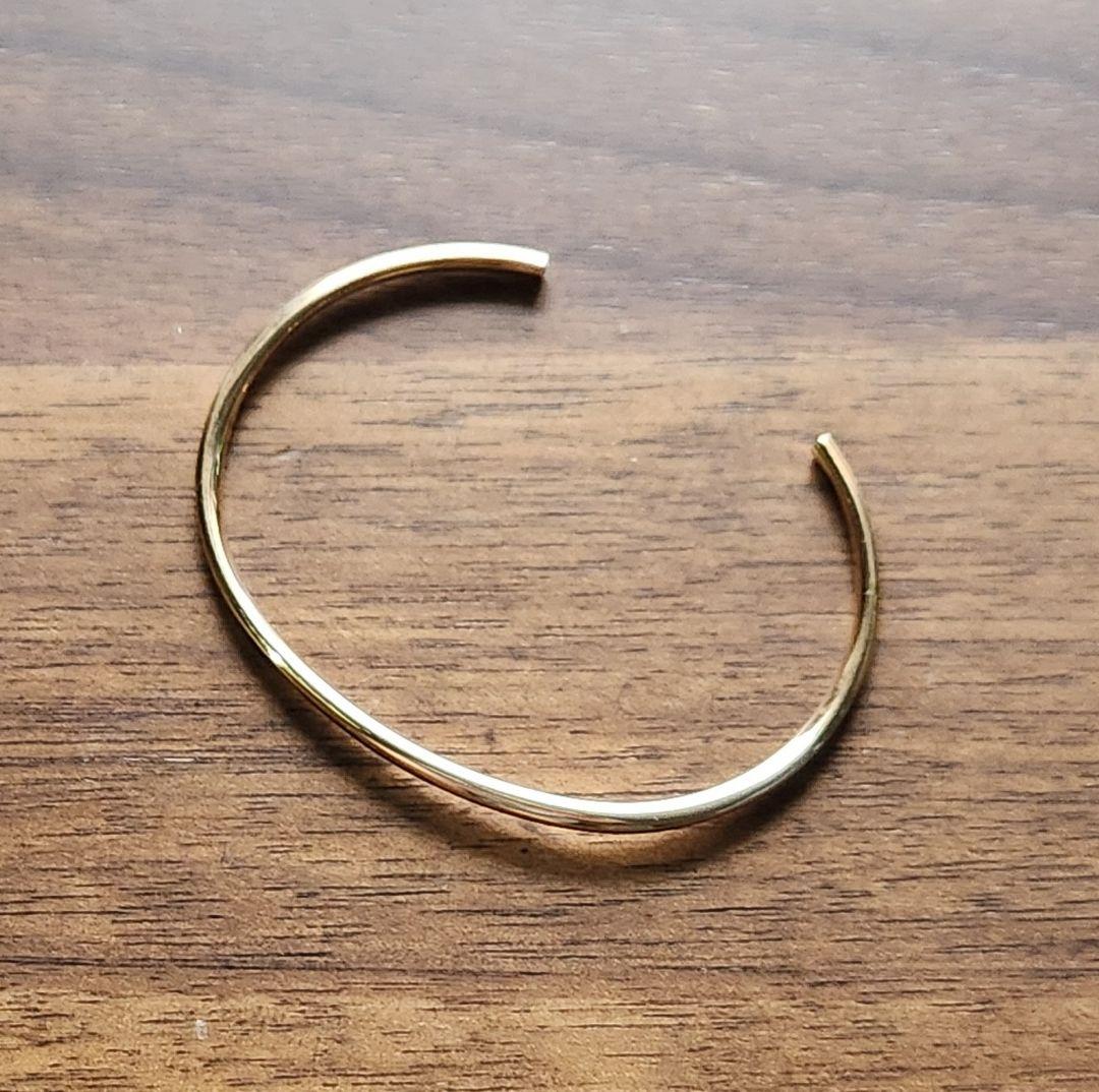 Lilas 2.5パイプC型バングル K10 スピック&スパン 美品 匿名