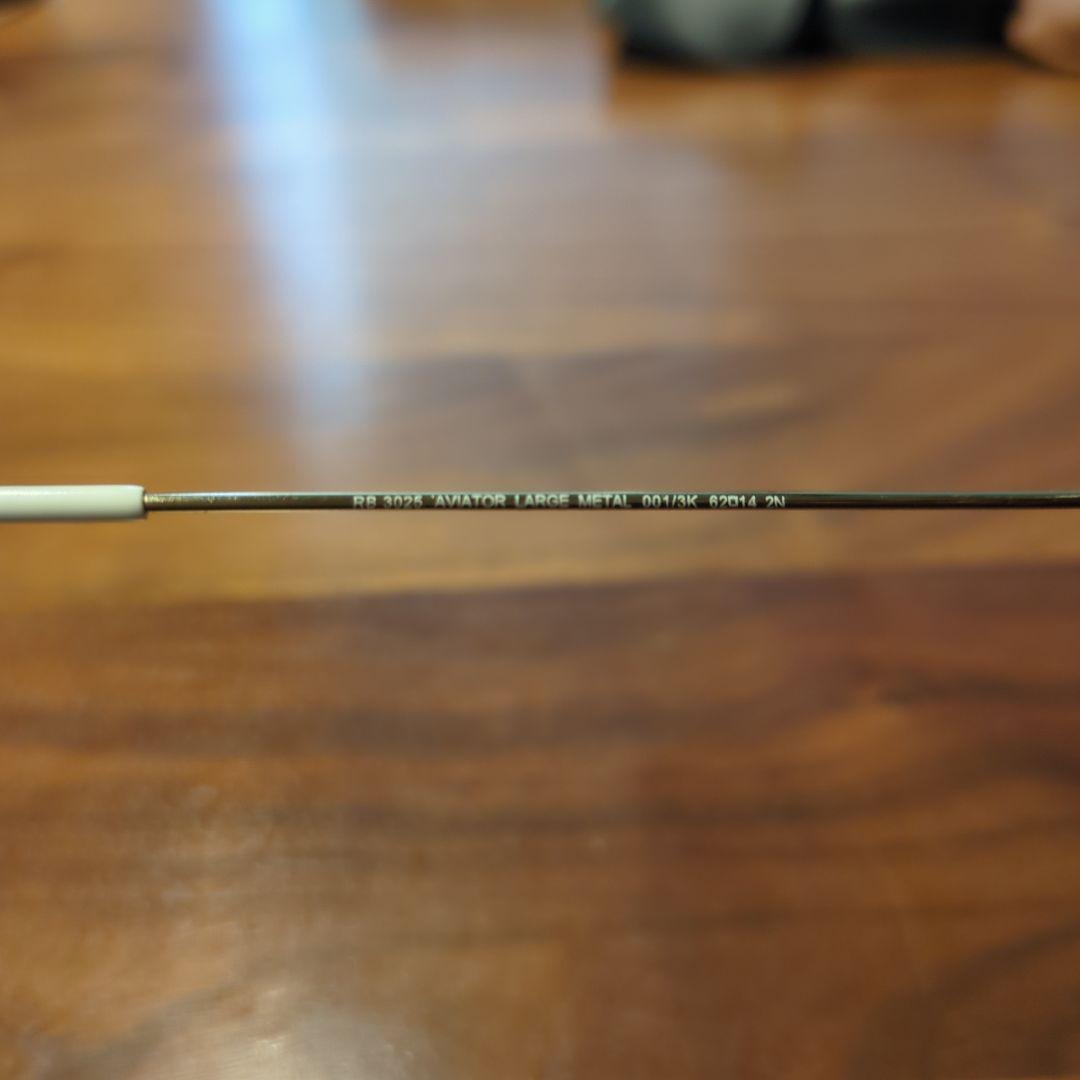 Ray-Ban RB3025 001/3Kゴールド アビエーター ミラーレンズ