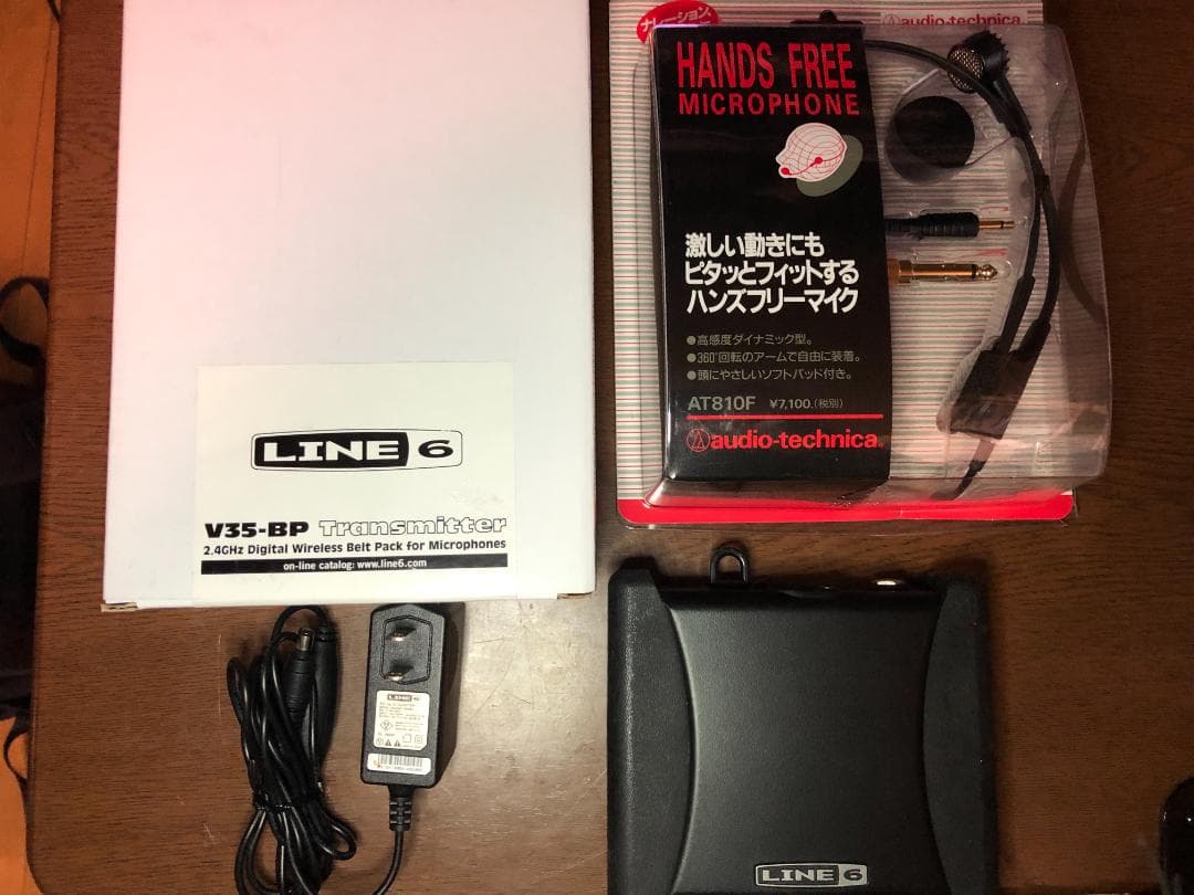 t*z様 LINE 6 XD-V35ワイヤレスマイクシステム+ヘッドセット、ラベ
