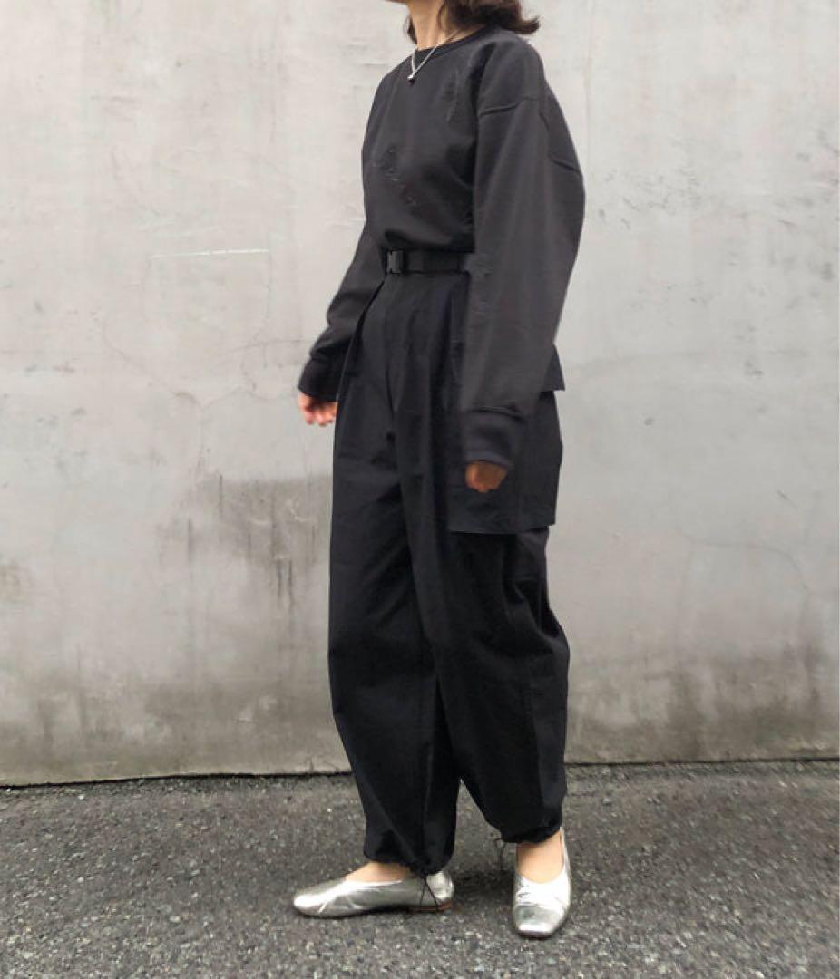 PHEENY コットンナイロン ダンプ ミリタリーパンツ 黒 良品