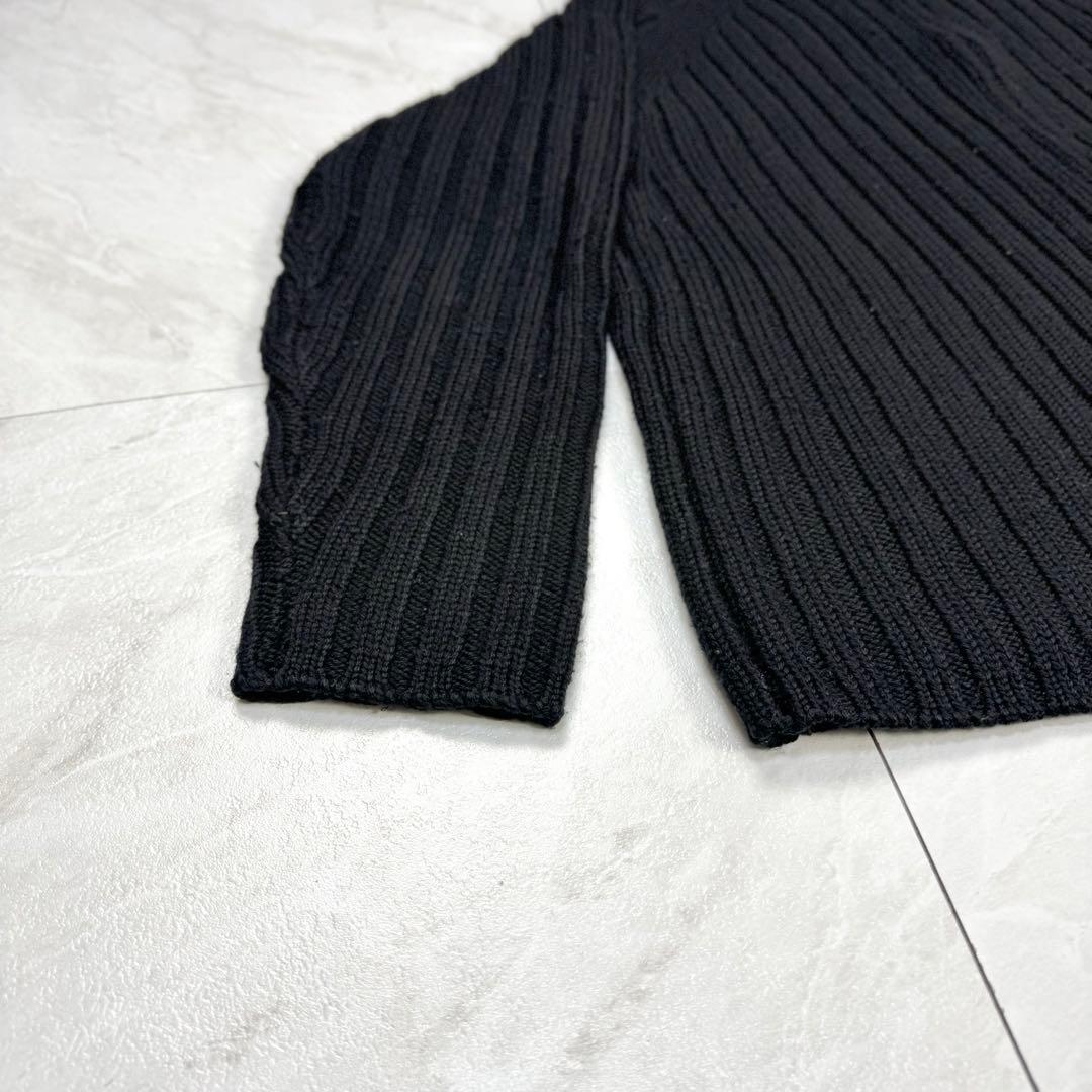 Jean Paul Gaultier ドライバーズニット フルジップ 46 黒