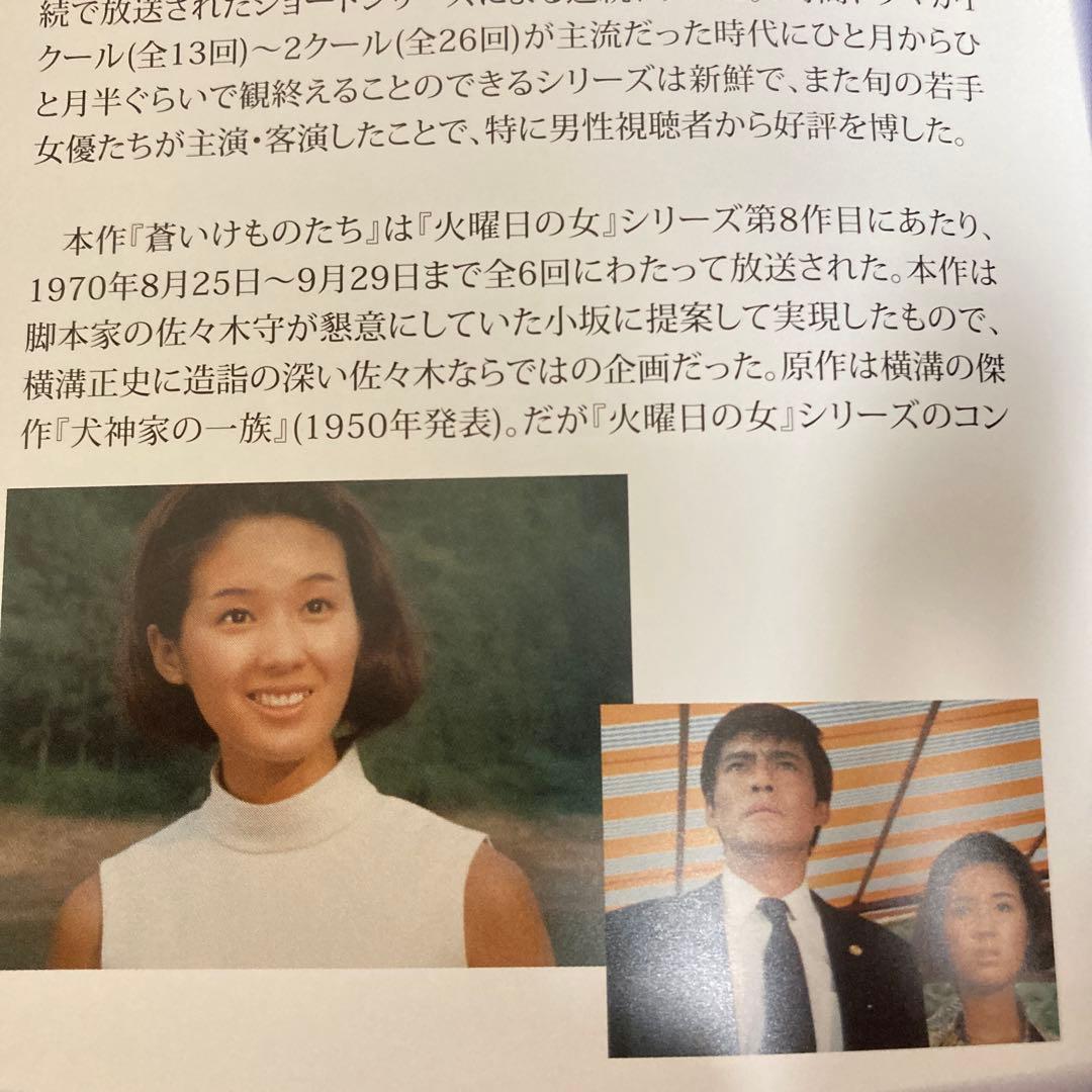 蒼いけものたち コレクターズDVD BOX 酒井和歌子主演