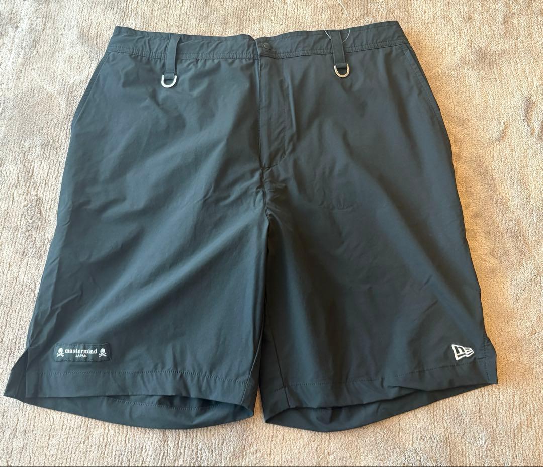 MASTERMIND×NEW ERA ストレッチナイロン ショートパンツ