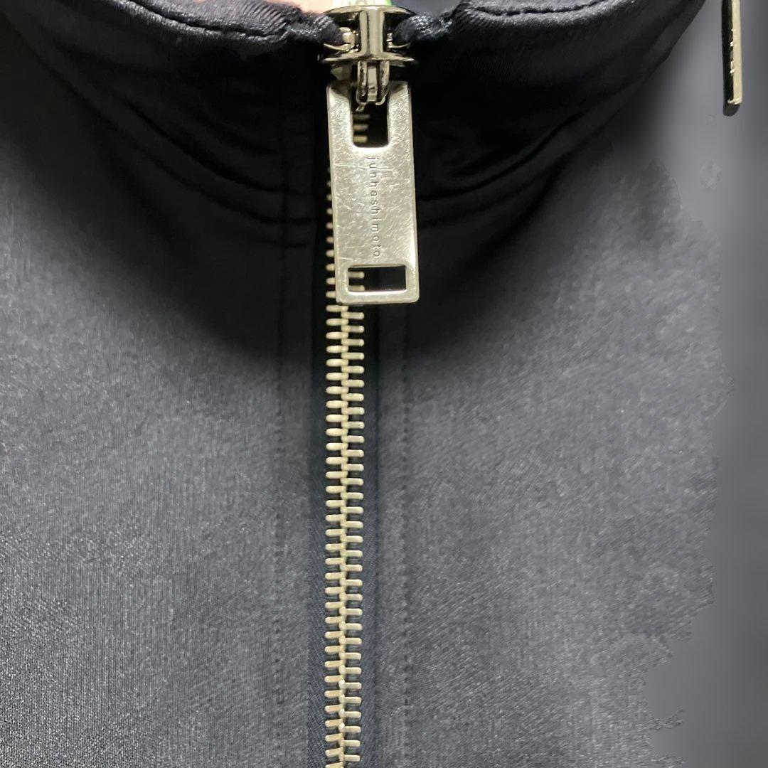 【美品】ジュンハシモト　約4.5万　トラックジャケット ネイビーカモ　4ML