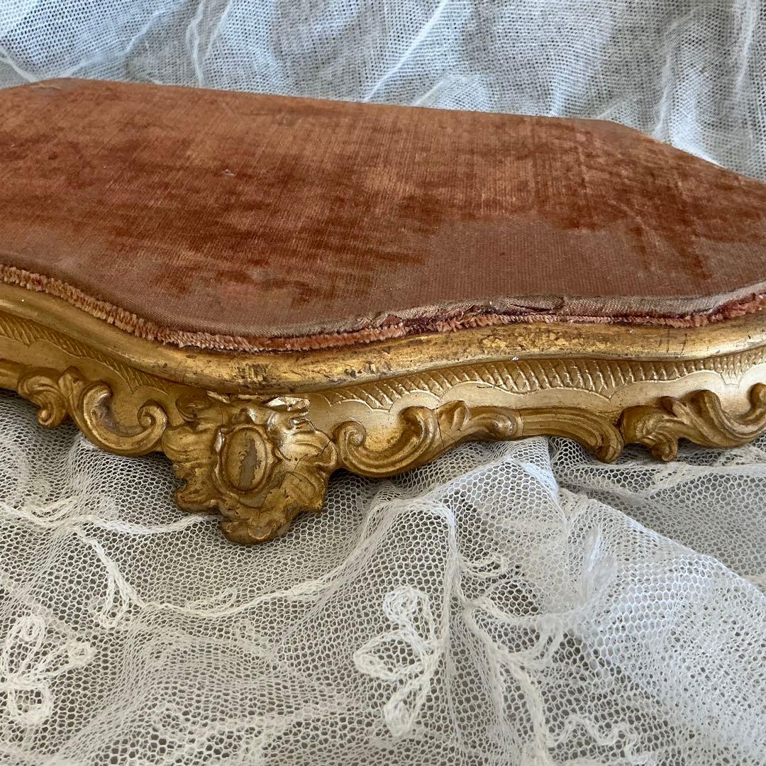 ♡希少♡　フランス　アンティーク　ディスプレイ台　台座　ポワドレ