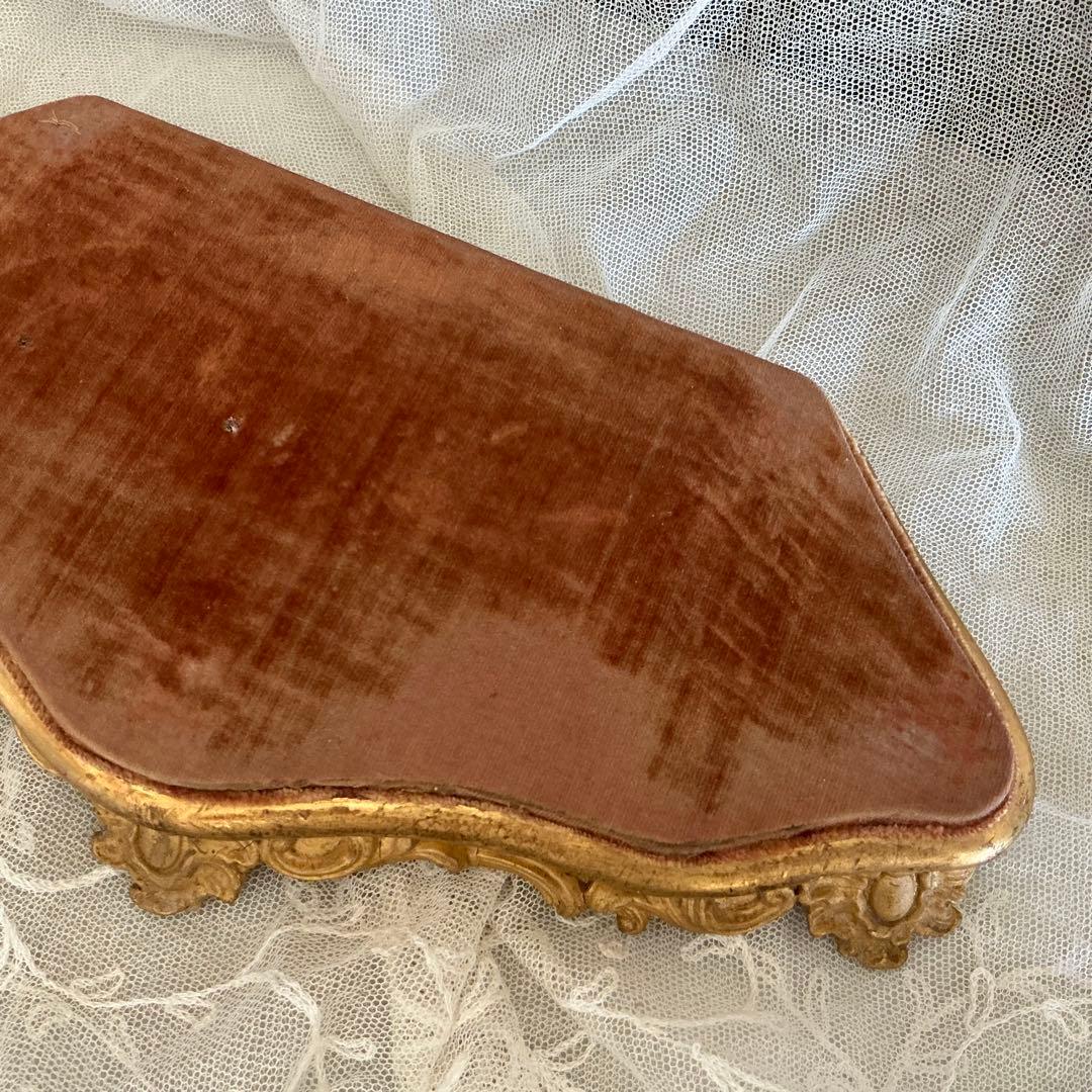 ♡希少♡　フランス　アンティーク　ディスプレイ台　台座　ポワドレ