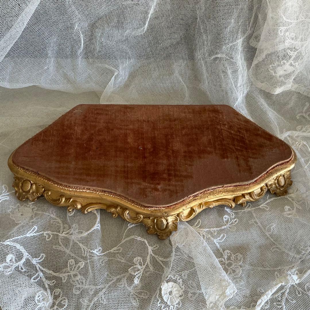 ♡希少♡　フランス　アンティーク　ディスプレイ台　台座　ポワドレ