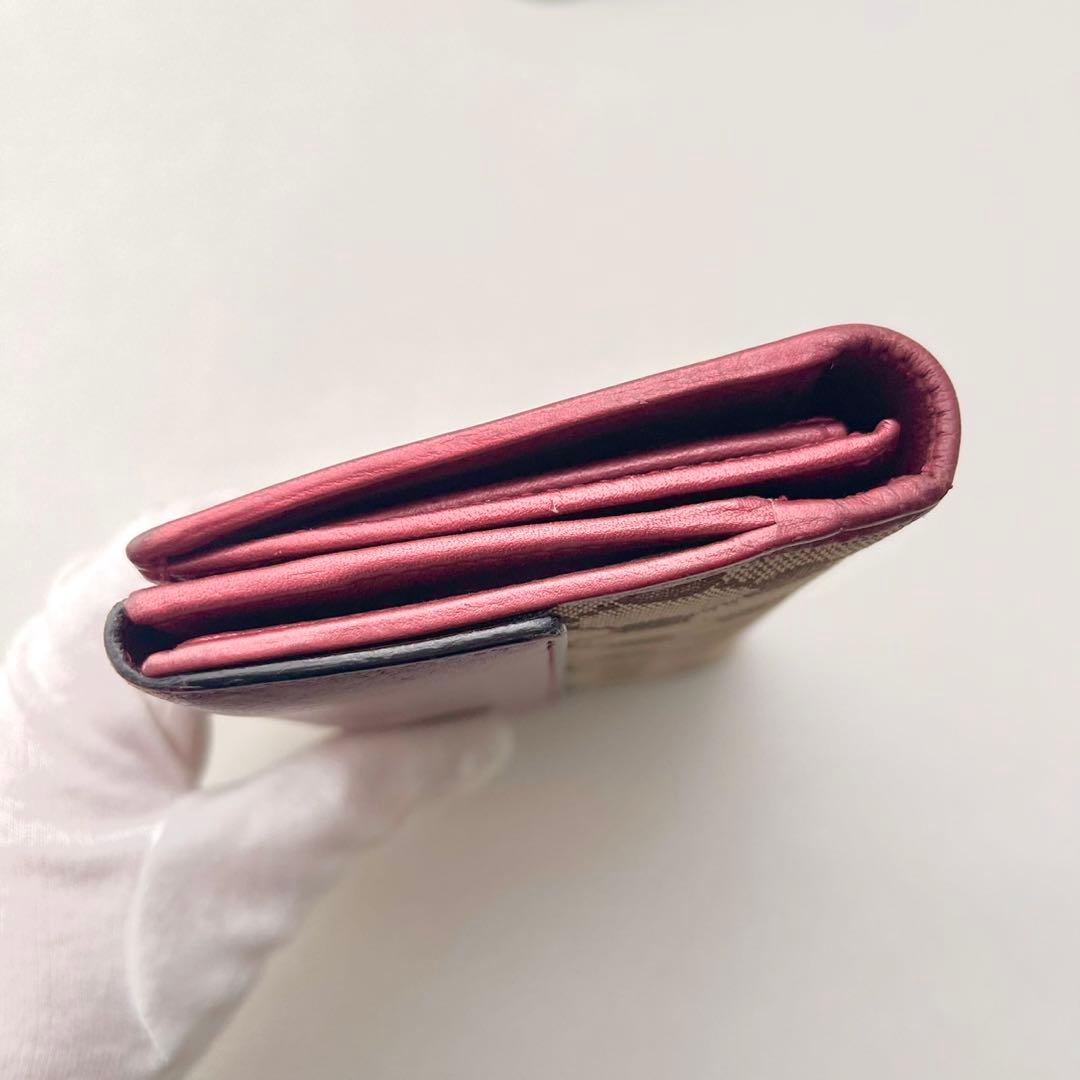 GUCCI グッチ ラブリーハート GGキャンバス 長財布　0206-②