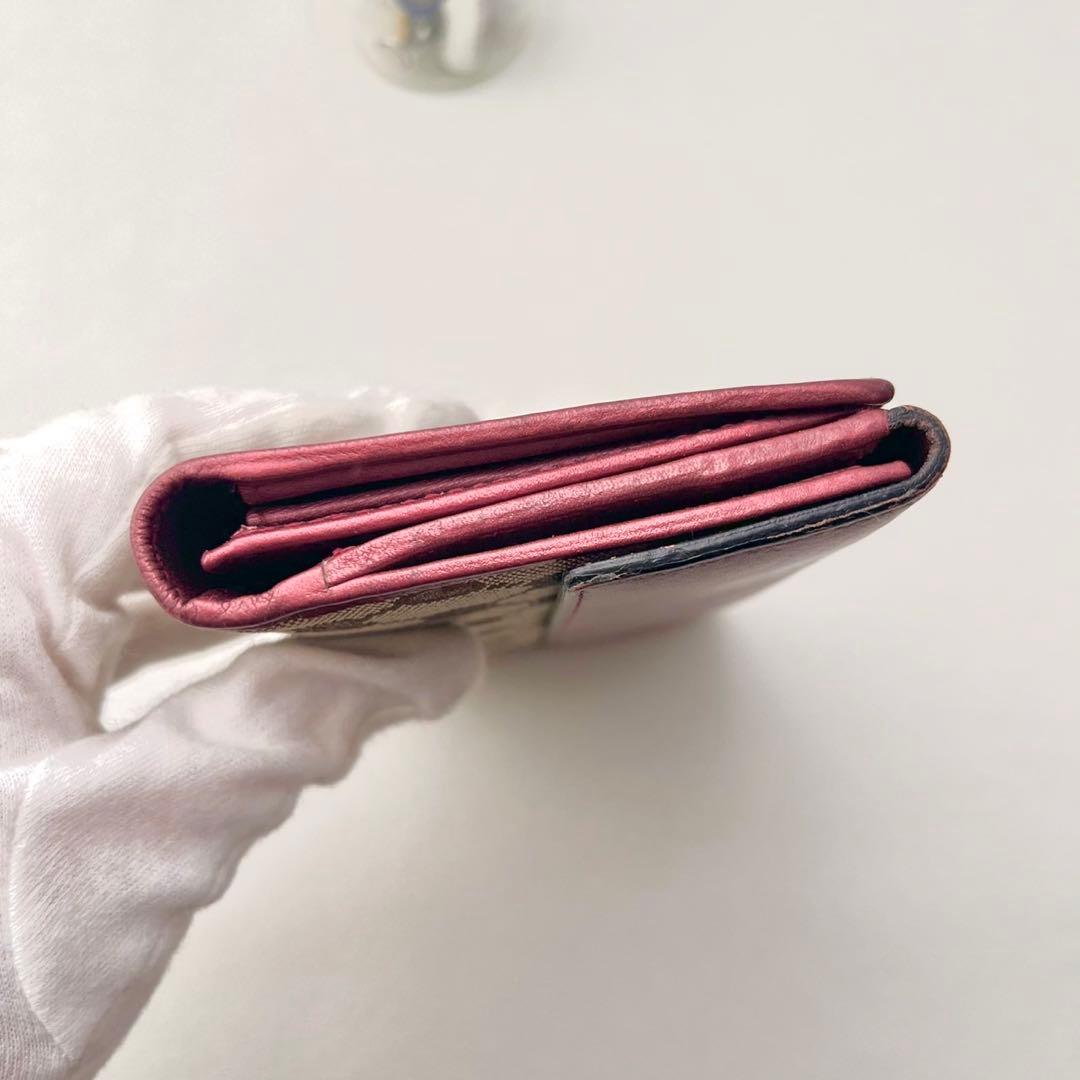 GUCCI グッチ ラブリーハート GGキャンバス 長財布　0206-②