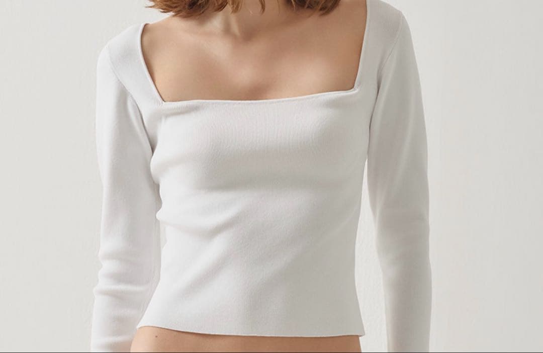 ナイスナイスモーメント スクエアネックシェル