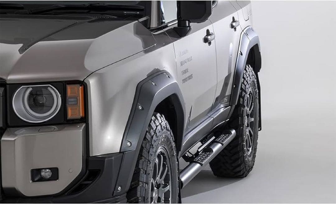 ランクル250 JAOS オーバーフェンダー　ラプターライナー塗装