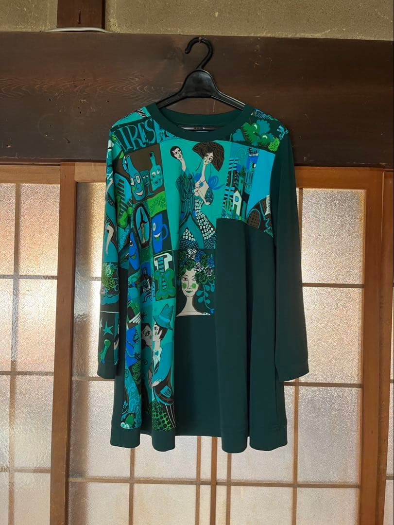 TOKUKO 1er VOL グラフィックプリント チュニックとベスト　セット