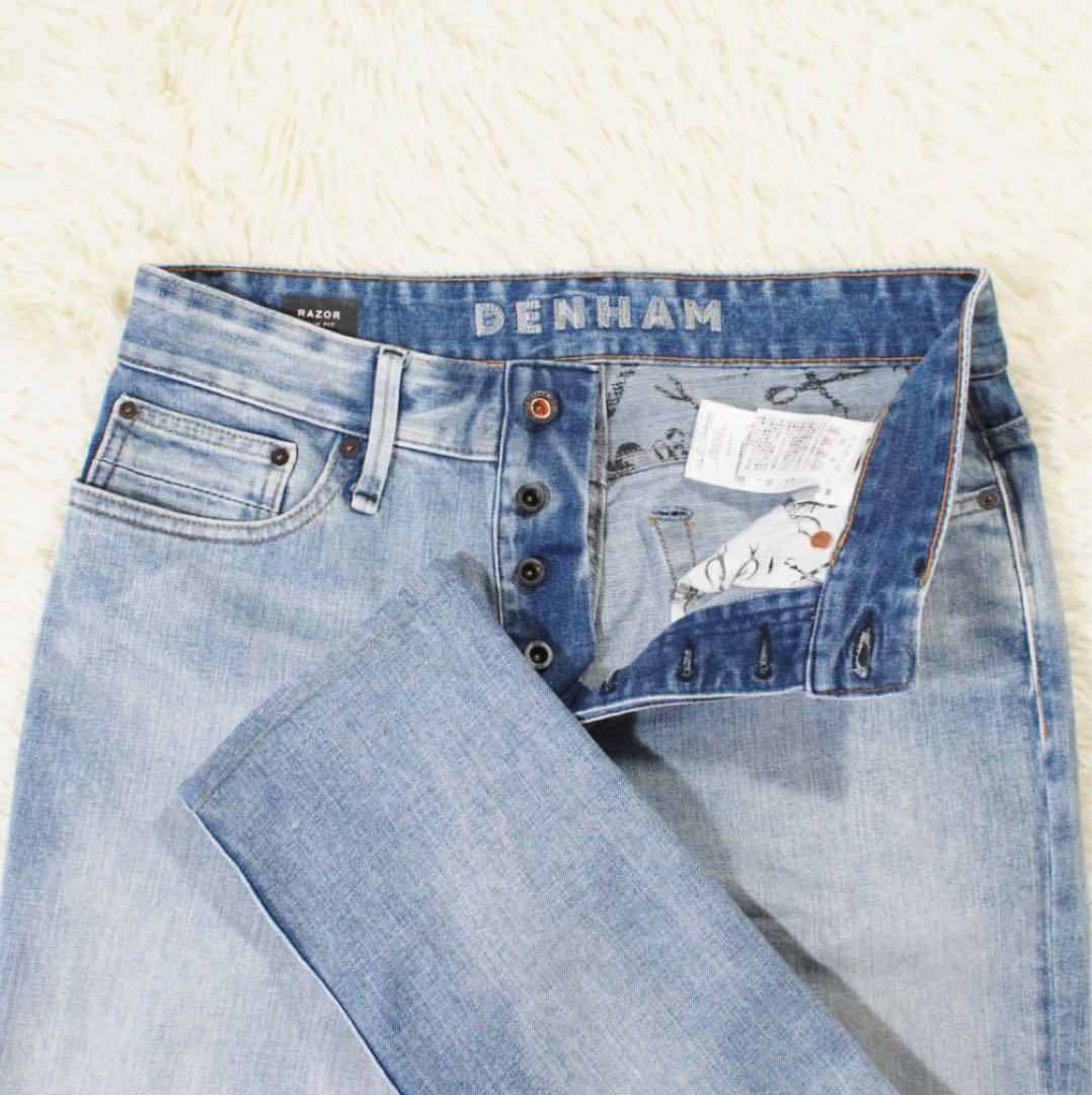 加工 黄金サイズ《DENHAM》RAZOR(W31)スリムフィット ジーンズ