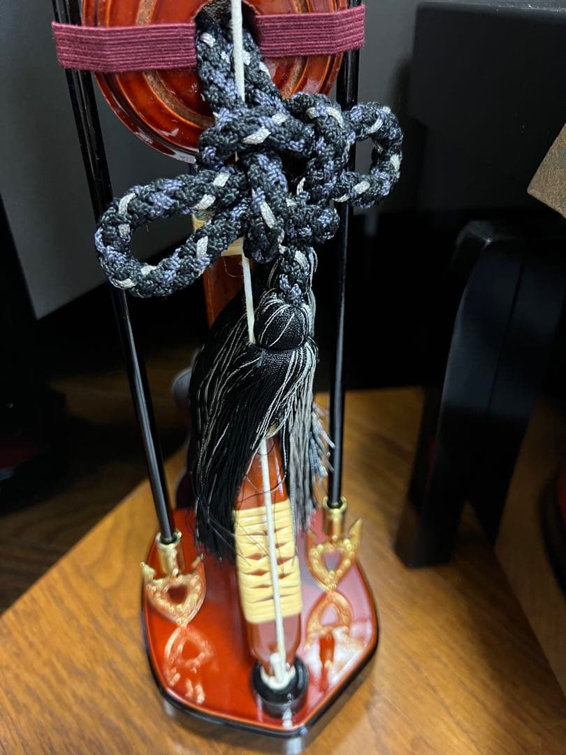 五月人形　いぶし銀昇龍鎧飾り　大和