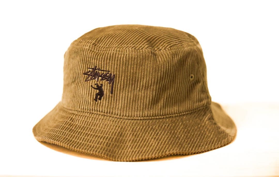 新品 STUSSY&UNION CORDUROY BUCKET HAT