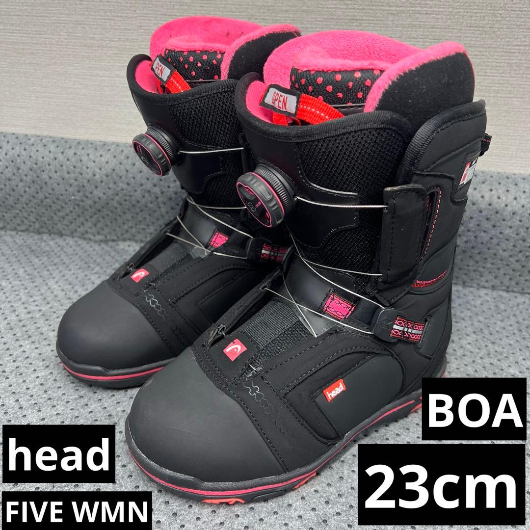 5回使用 人気サイズ 23cm HEAD FIVE WMN BOA ブーツ