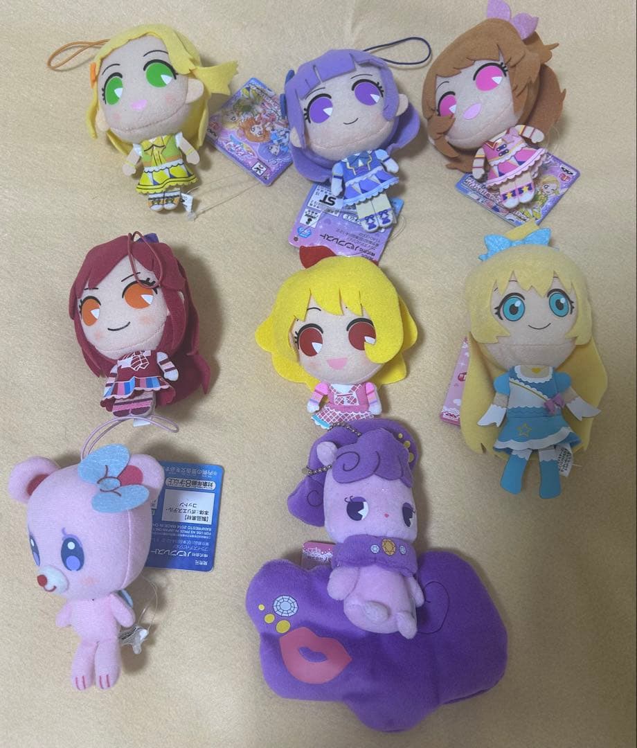 【178】アイカツ　アイカツスターズ　ぬいぐるみセット　星宮いちご　白鳥ひめ