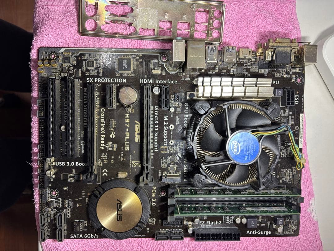 i7 4790+H97-PLUS+メモリ16gb+gtx970+win7キー