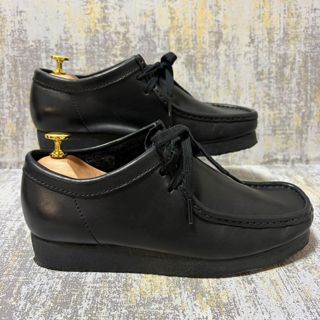 ★美品★クラークス Clarks ワラビー レザー【24.5】ブラック