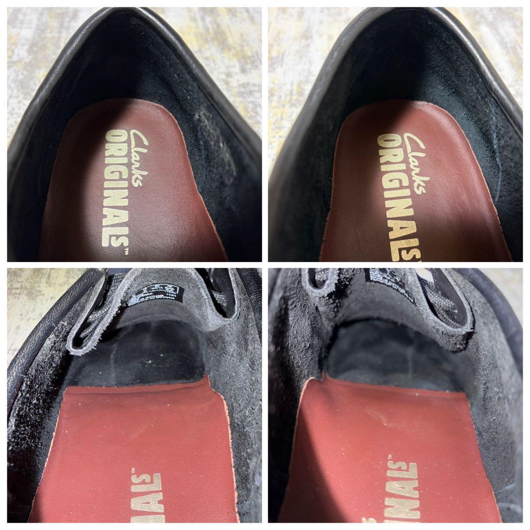 ★美品★クラークス Clarks ワラビー レザー【24.5】ブラック