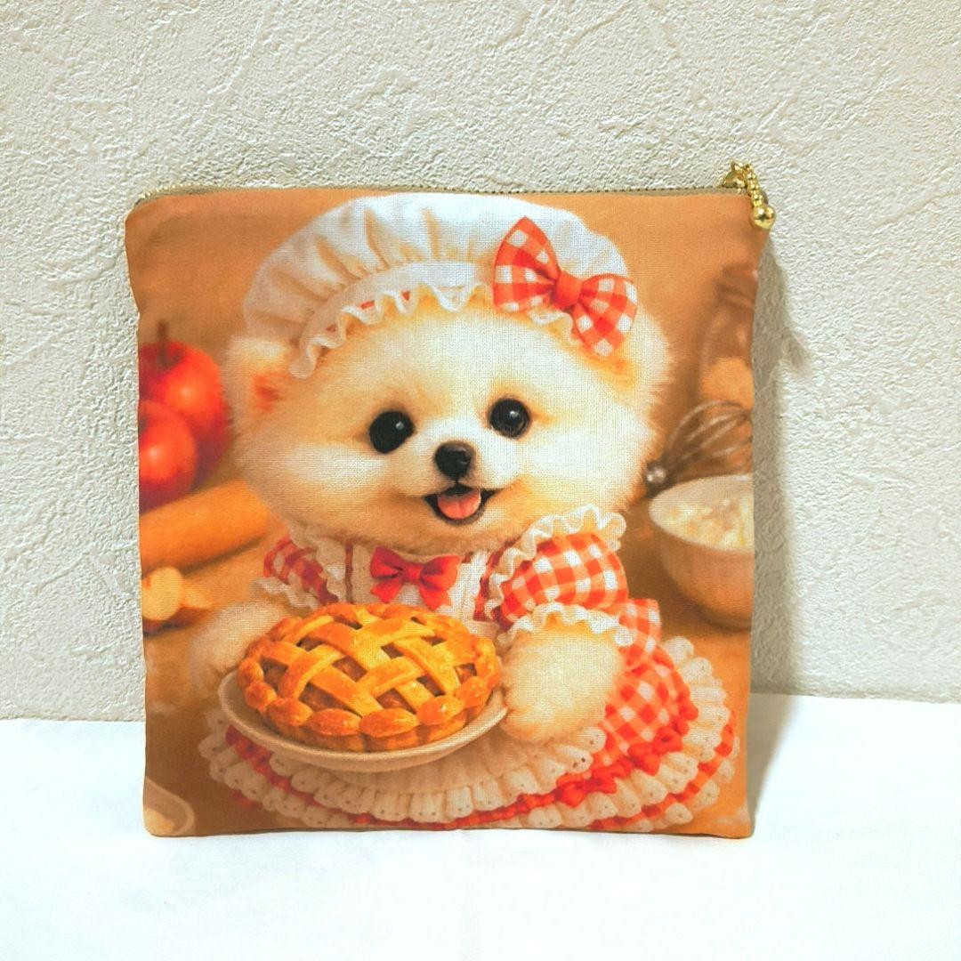 Yourelia様】ハンドメイドオーダー★犬　女の子★巾着バッグ&ポーチ　5点