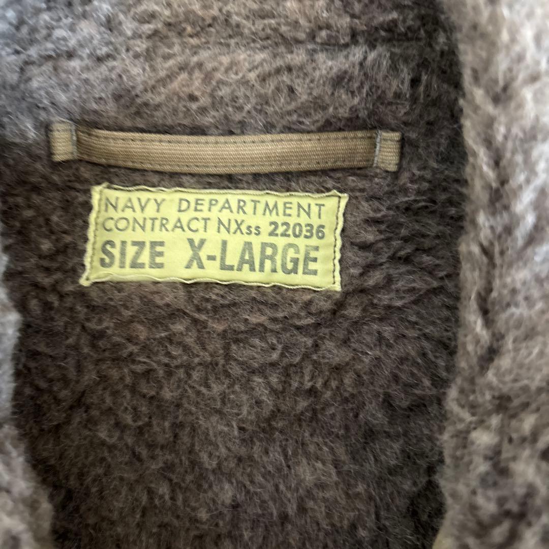 バズリクソンN-1デッキジャケットUSN カーキShark 591