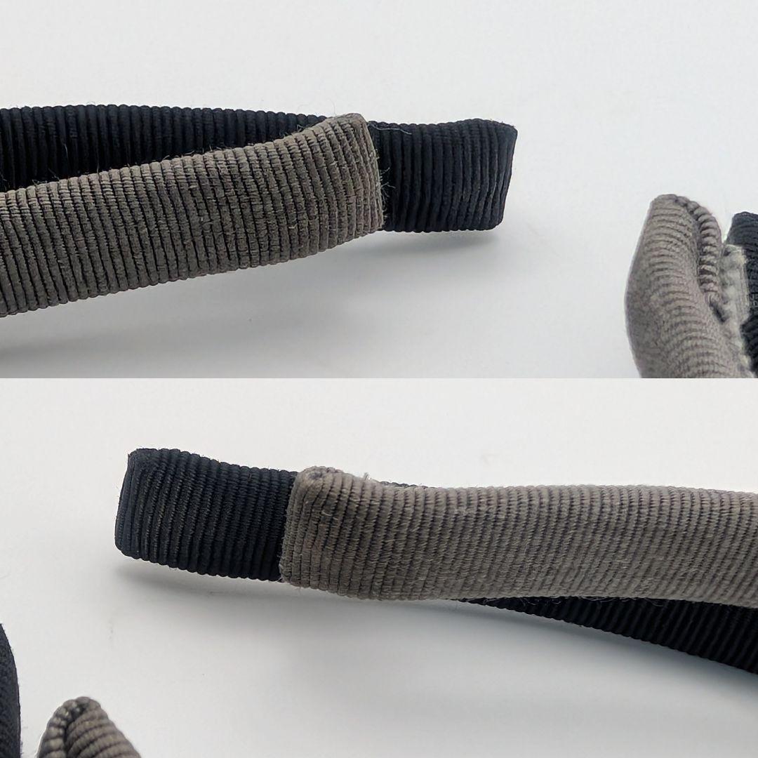 フェラガモ カチューシャ ヴァラ ガンチーニ 黒 グレー セット