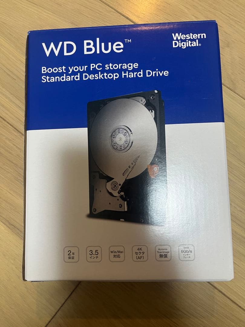 【ほぼ未使用】WD60EZAX 6TB 3.5インチ 内蔵HDD WD Blue