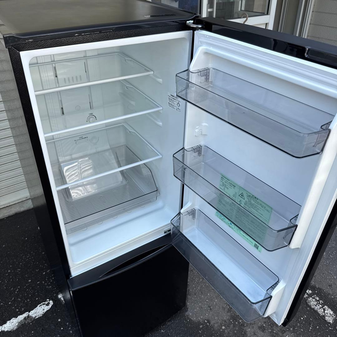 TOSHIBA 東芝　2ドア冷蔵庫 ブラック　GR-U15BS 2023年式