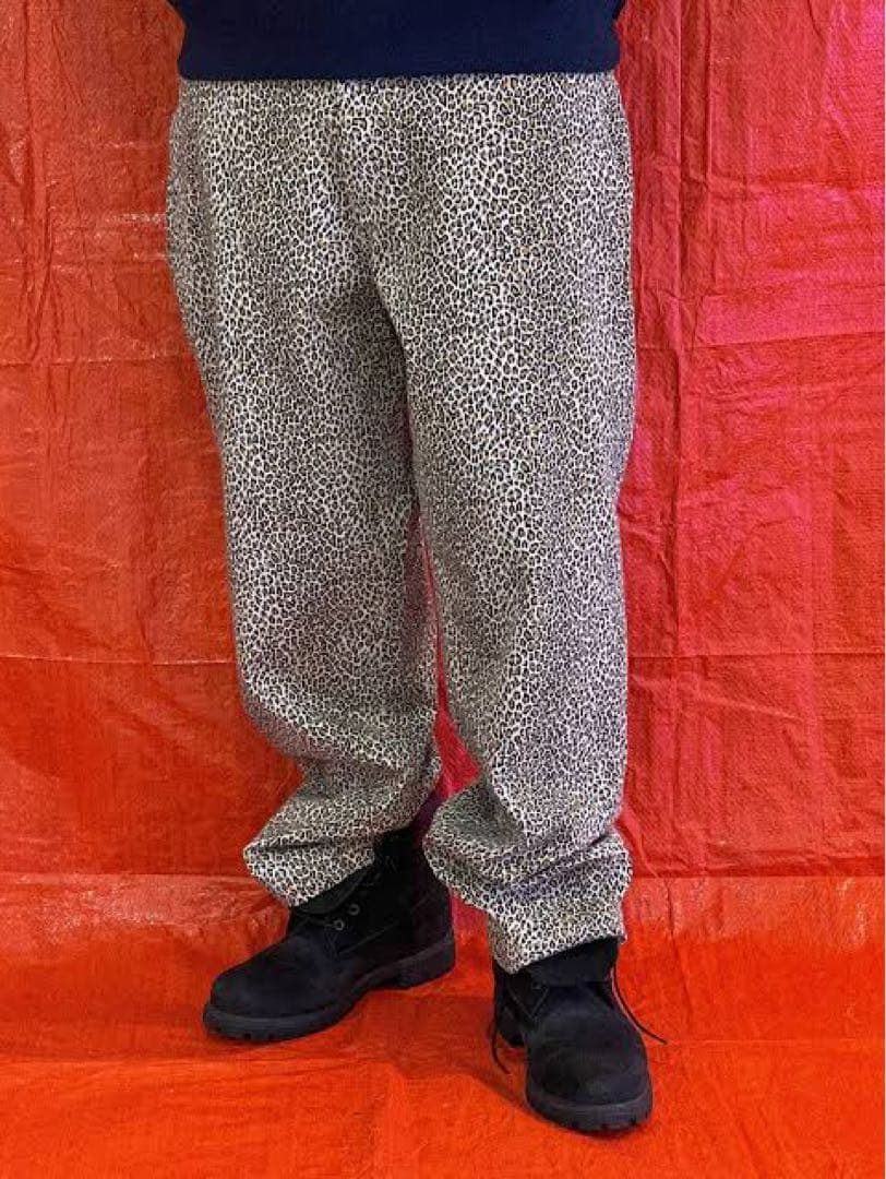 美品！Supreme Chino Pants 25FW Leopard 30