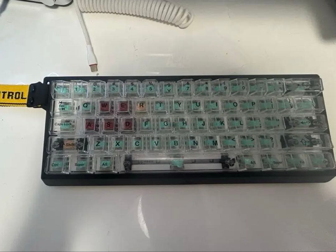 Wooting 60HE+ キーボード キーキャップ付き