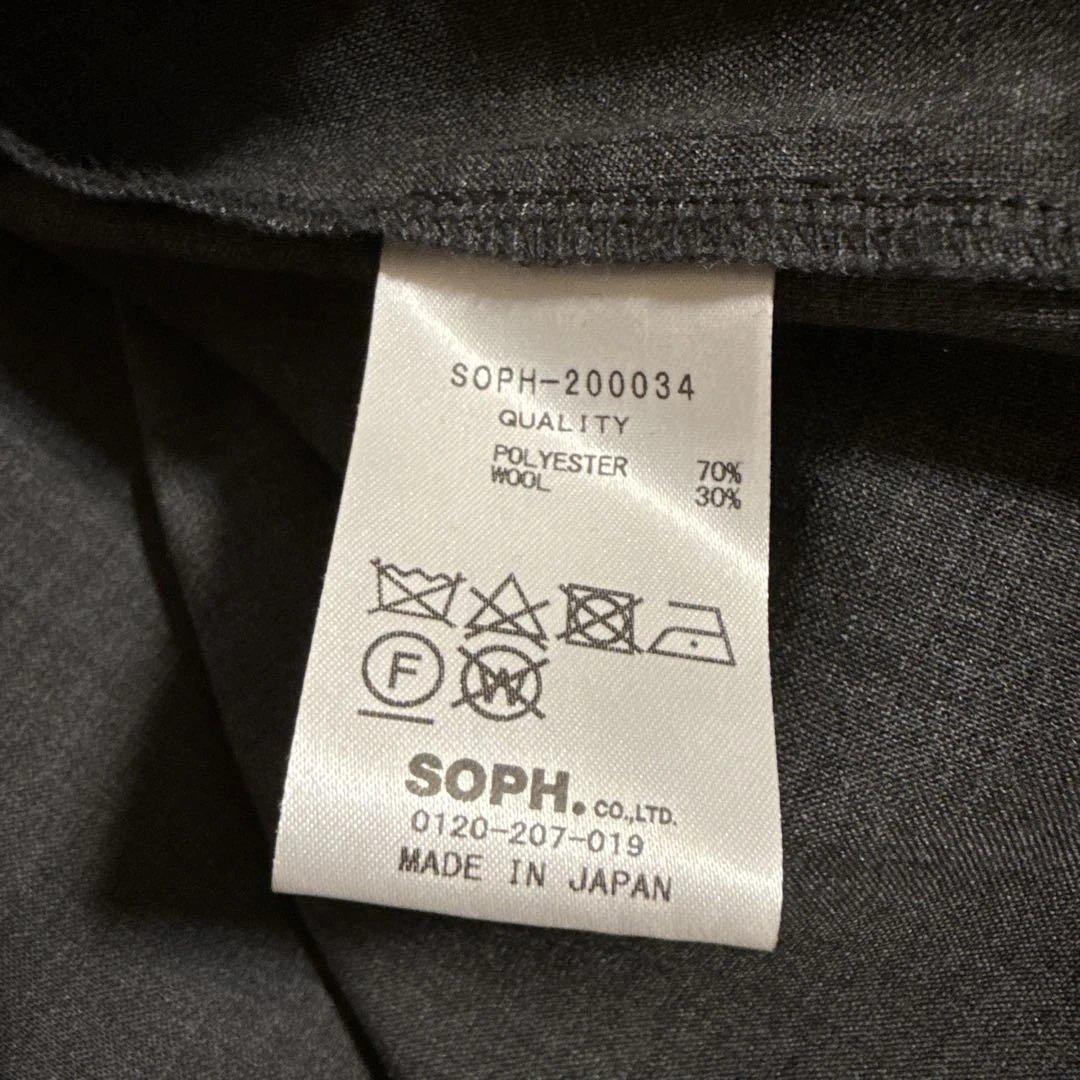 SOPHNET. グレー ノーカラージャケット　セットアップ