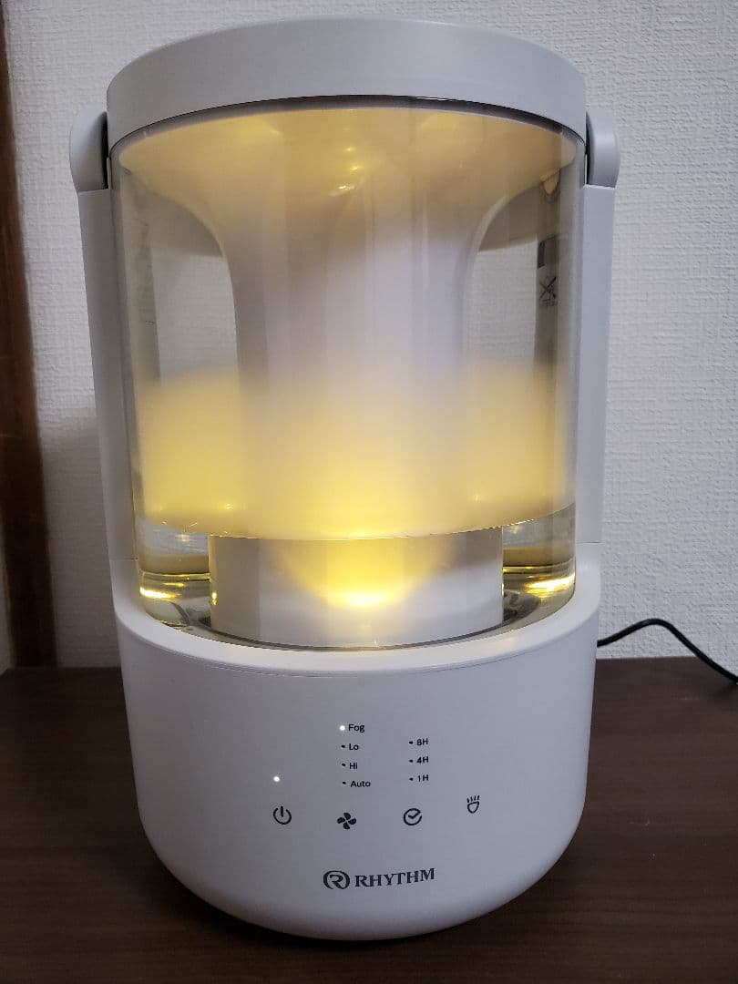 【美品】RHYTHM 加湿器 MIST 250 洗いやすいプールレス 超音波式
