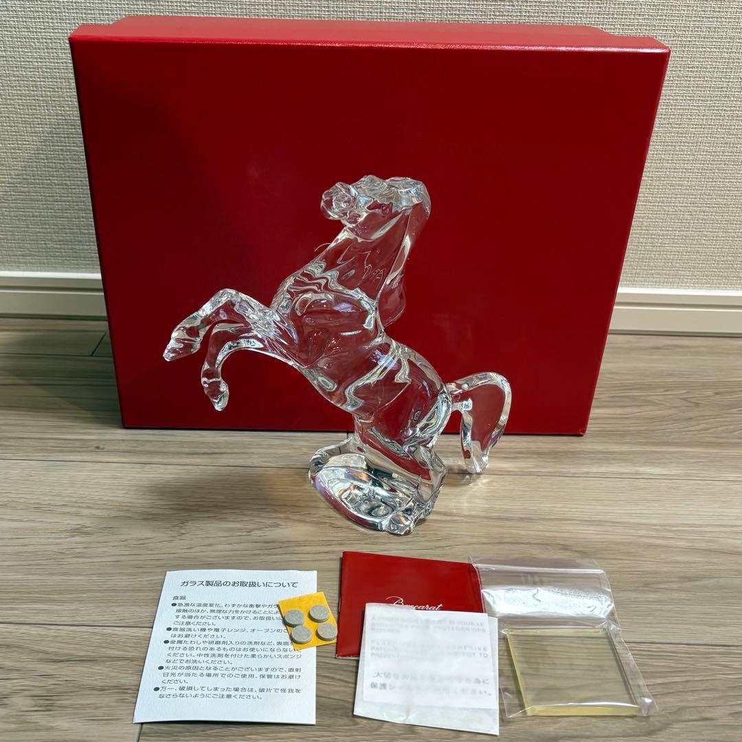 Baccarat クリスタル いななく馬