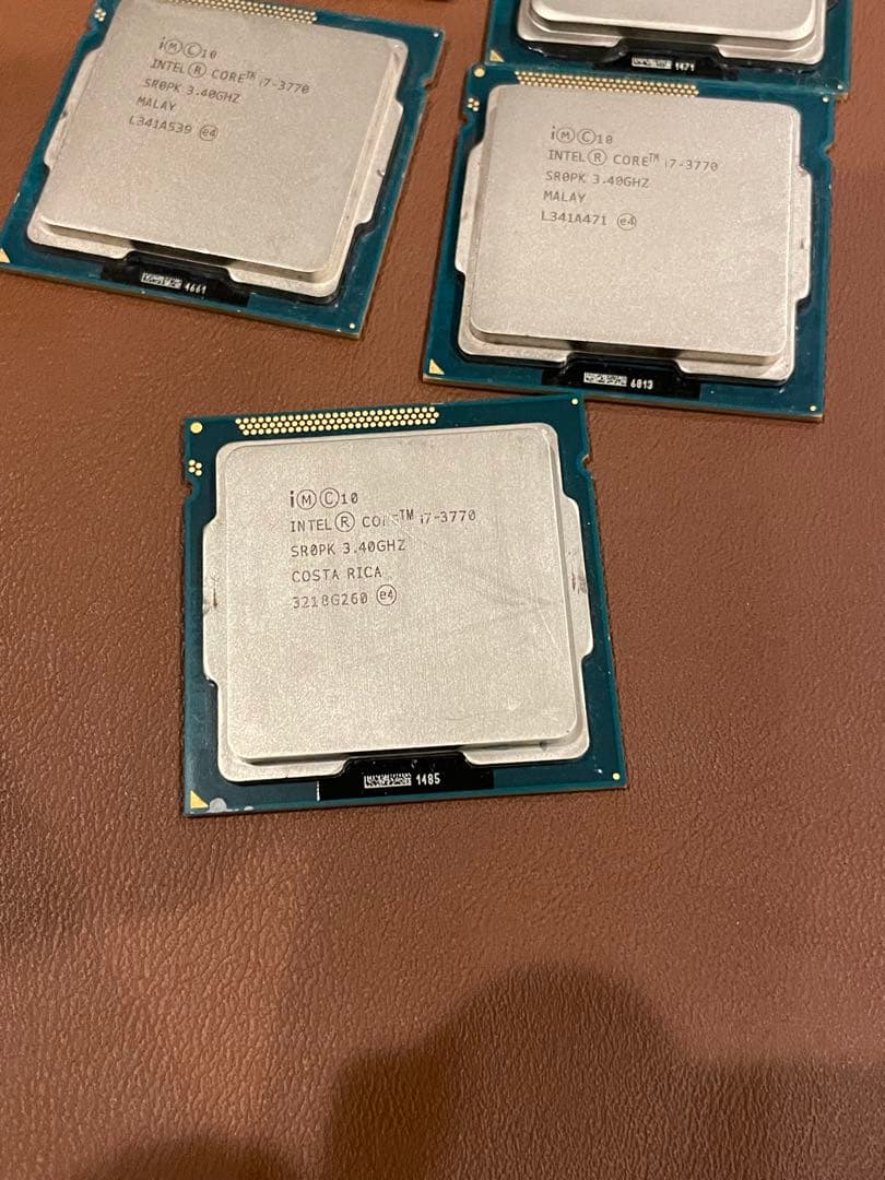 Intel Core i7-3770 CPU 7個セット 動作未確認