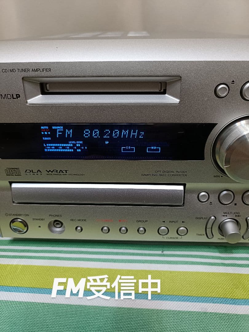ONKYO FR-X7A CD/MD/FM,AM 整備済　完動品　リモコン付き