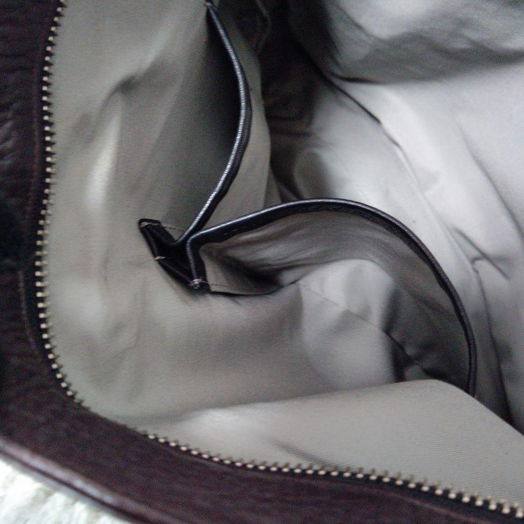 美品 ✨️ マーガレットハウエル MHL レザーショルダーバッグ ダークブラウン