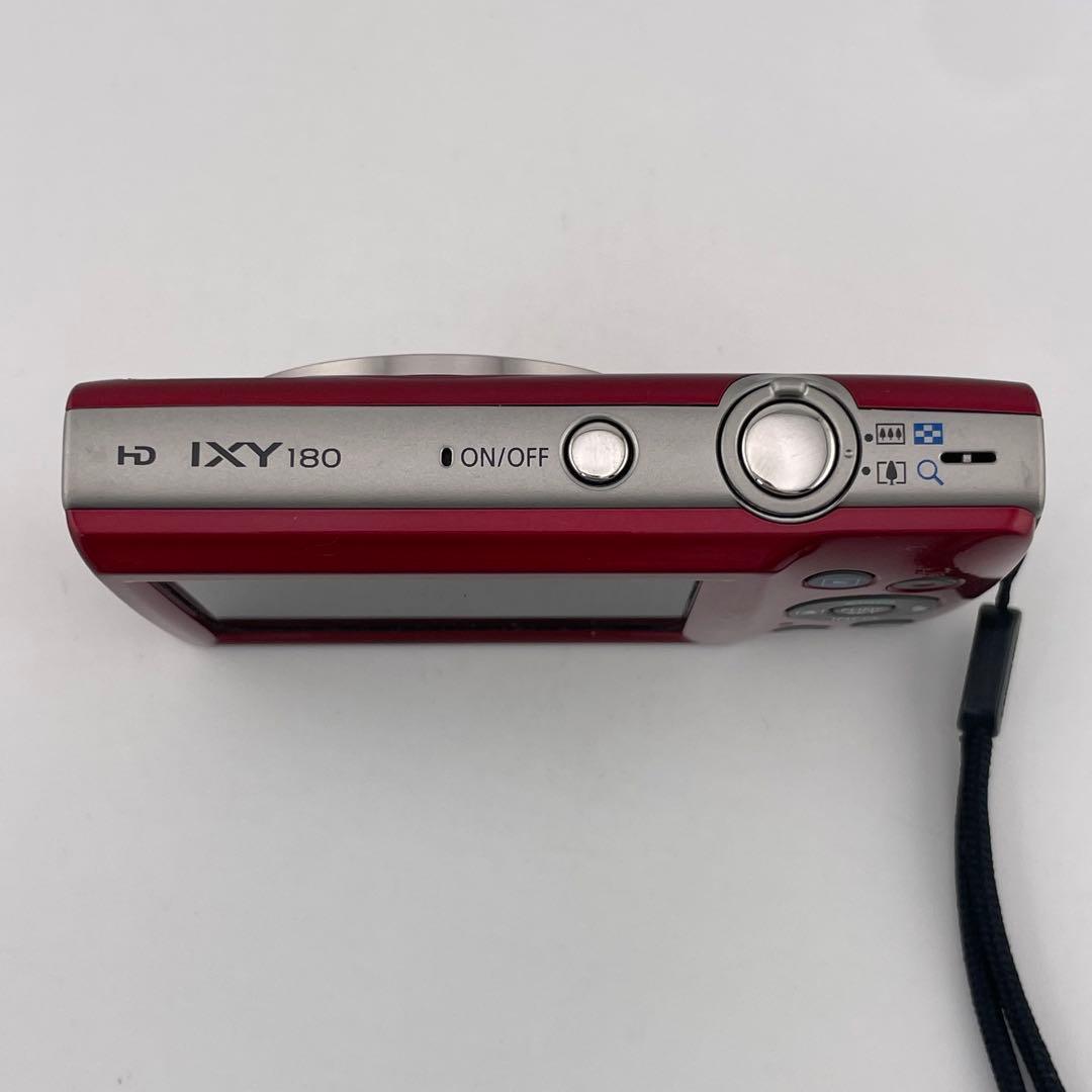 実写美⭕️訳あり【動作確認済】 CANON IXY180 レッド キヤノン