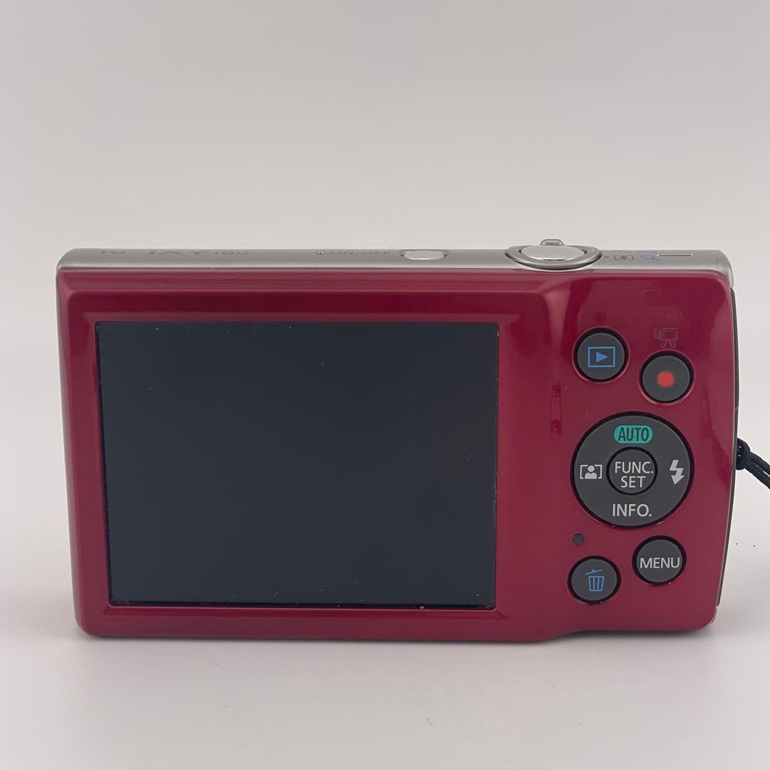 実写美⭕️訳あり【動作確認済】 CANON IXY180 レッド キヤノン