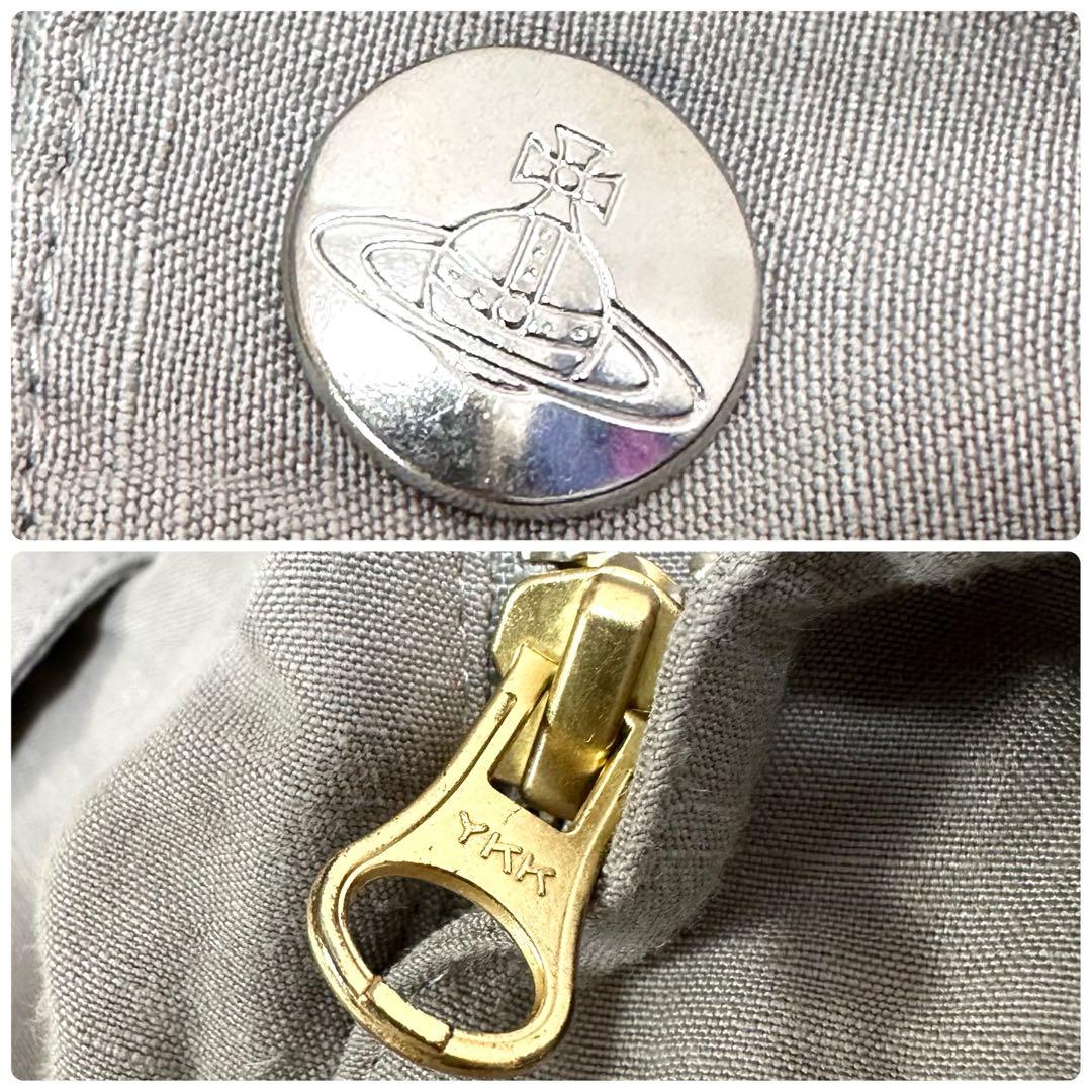 ヴィヴィアンウエストウッドマン サルエルパンツ リネン オーブ 46 グレージュ