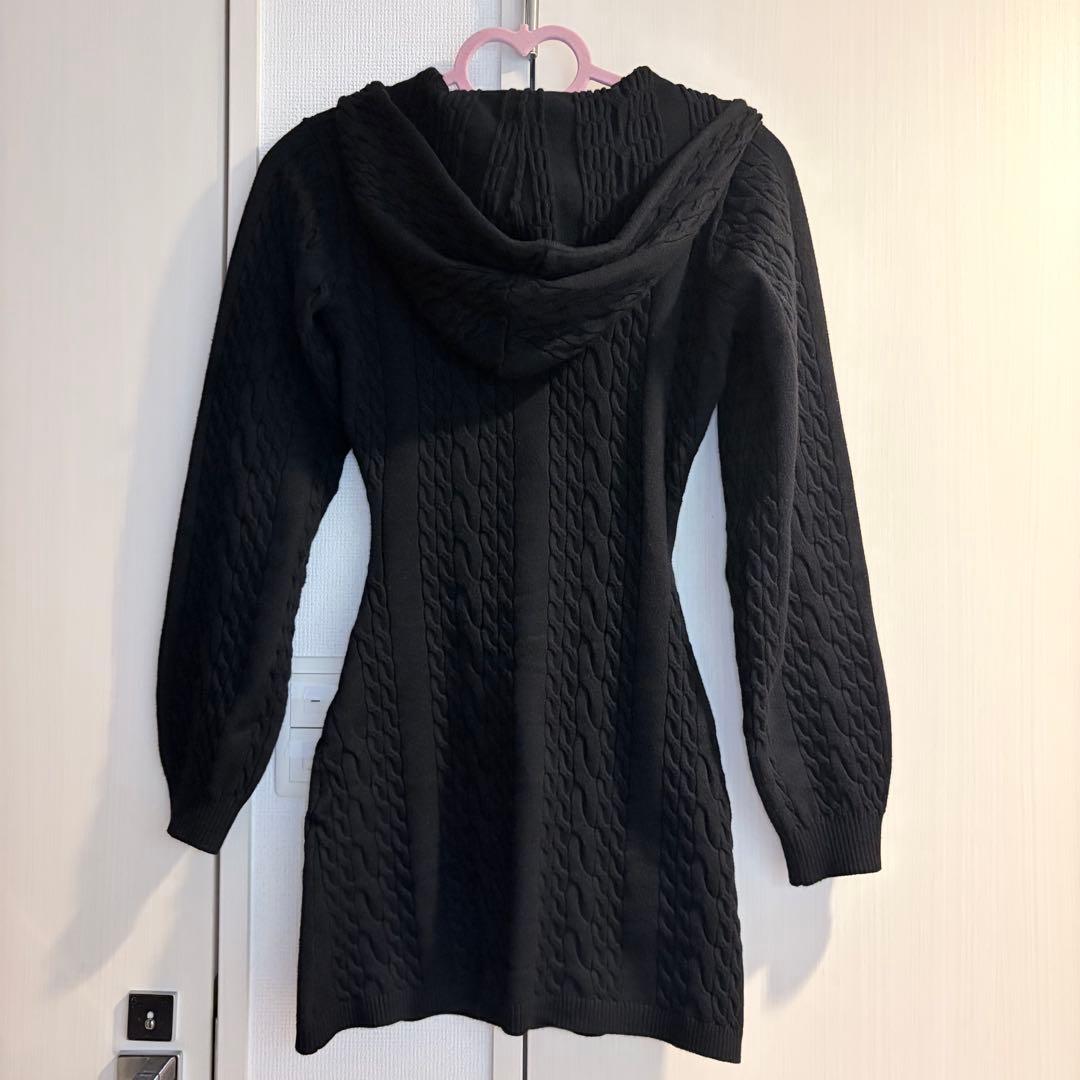 あ*様 ♡ ダーリッチ Darich ♡ オープンケーブルニットミニワンピース