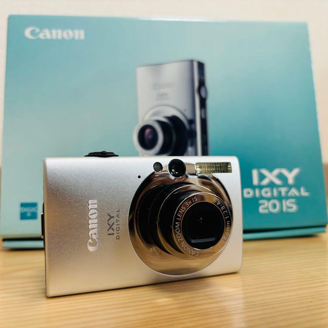 【美品】 Canon ixy20is シルバー　コンパクトデジタルカメラ