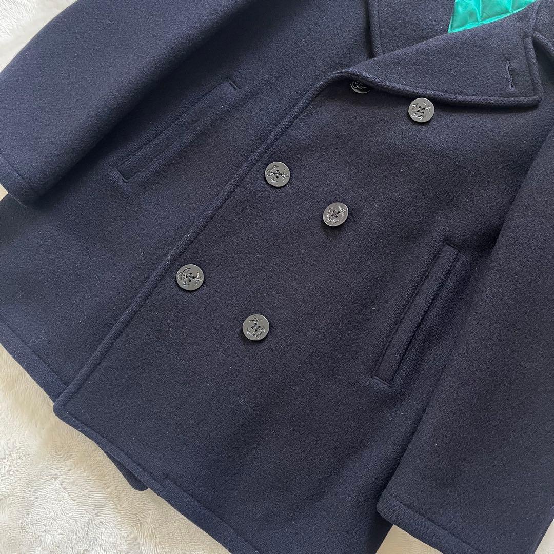 希少L✨ニューヨーカー ピーコート キルティング グリーン碇ヴィンテージ日本製