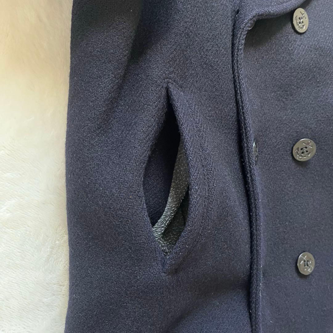 希少L✨ニューヨーカー ピーコート キルティング グリーン碇ヴィンテージ日本製