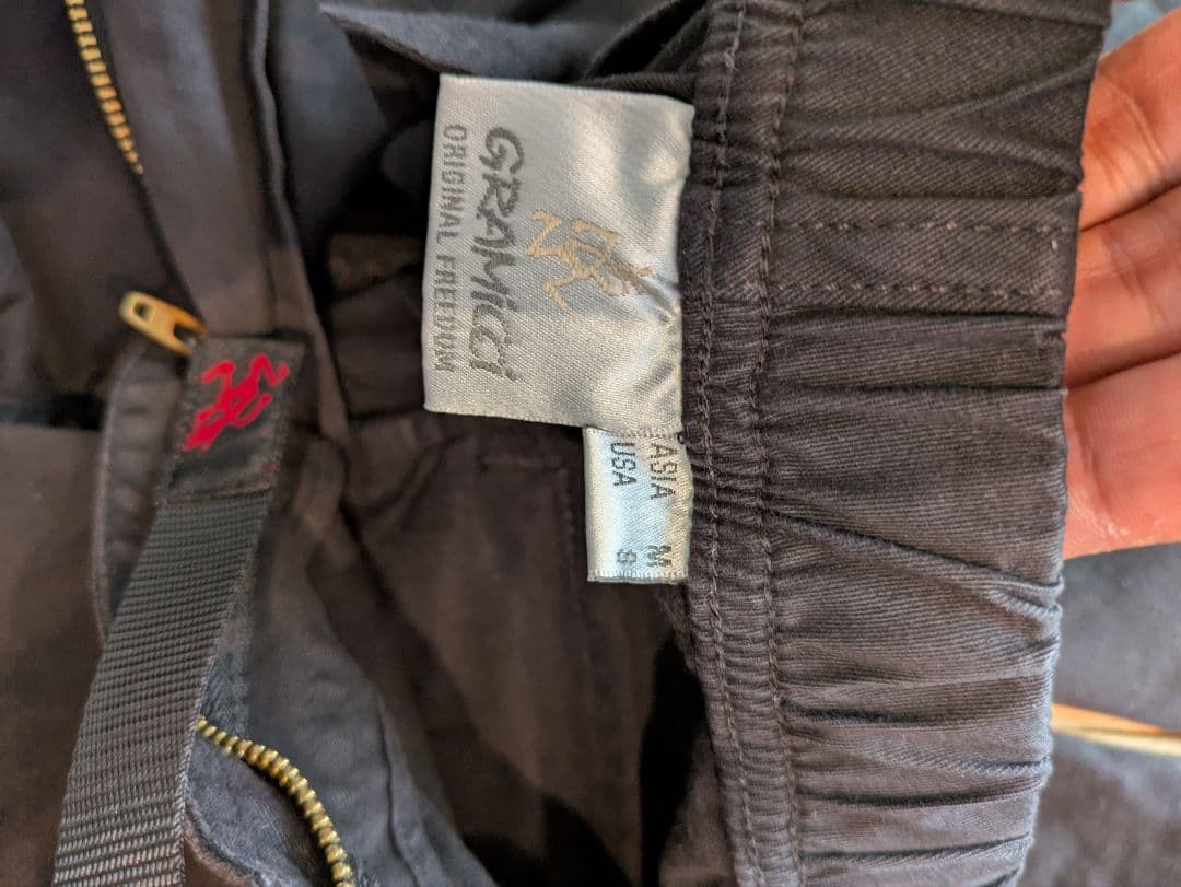 【着用１回】GRAMICCI、G108-OGS NNパンツ 、sizeMブラック