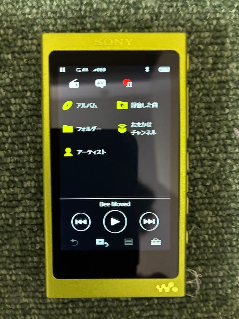 SONY NW-A35イエロー