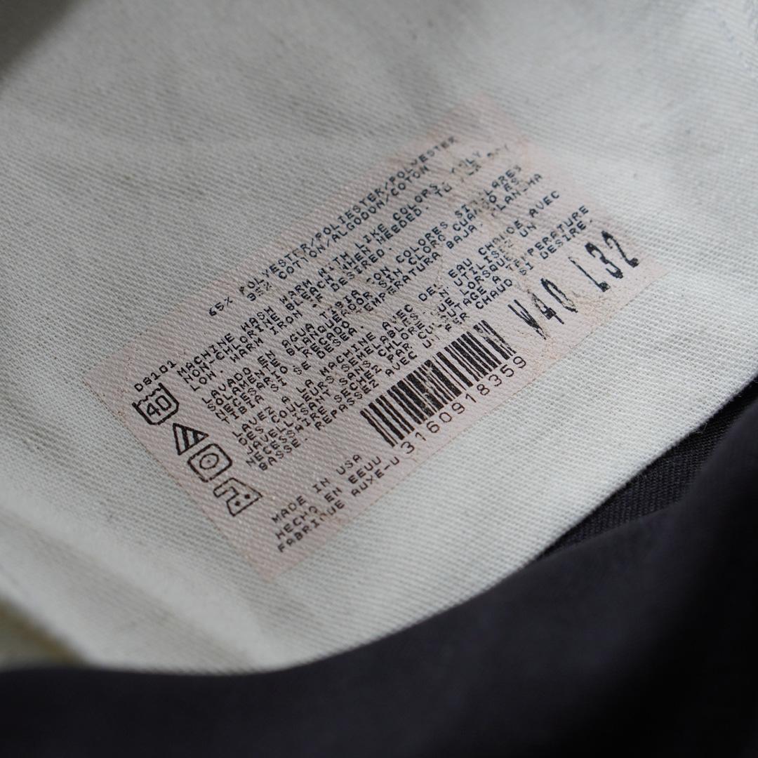 90sUSA製 Dickies 874 ワークパンツ タロンジップ ブラック古着