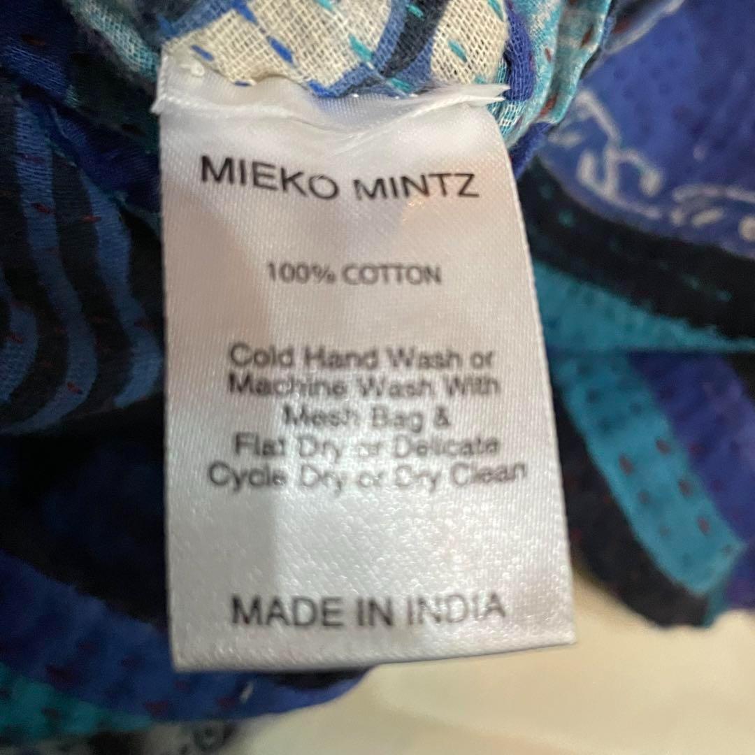 MIEKO MINTZ ベスト　VEST インド綿
